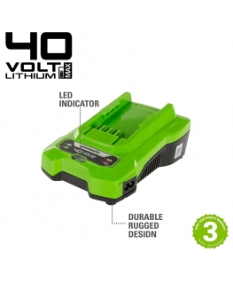 Greenworks 2932507 elektrinio įrankioAkumuliatoriaus kroviklis