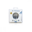 CINCH 3 x RCA - 3 x RCA kabelio garso ir vaizdo įrašas 1,5 m AB-COM VCR DVD TV RCA CINCH 3 x RCA - 3 x RCA kabelio garso ir vaizdo įrašas 1,5 m AB-COM VCR DVD TV RCA