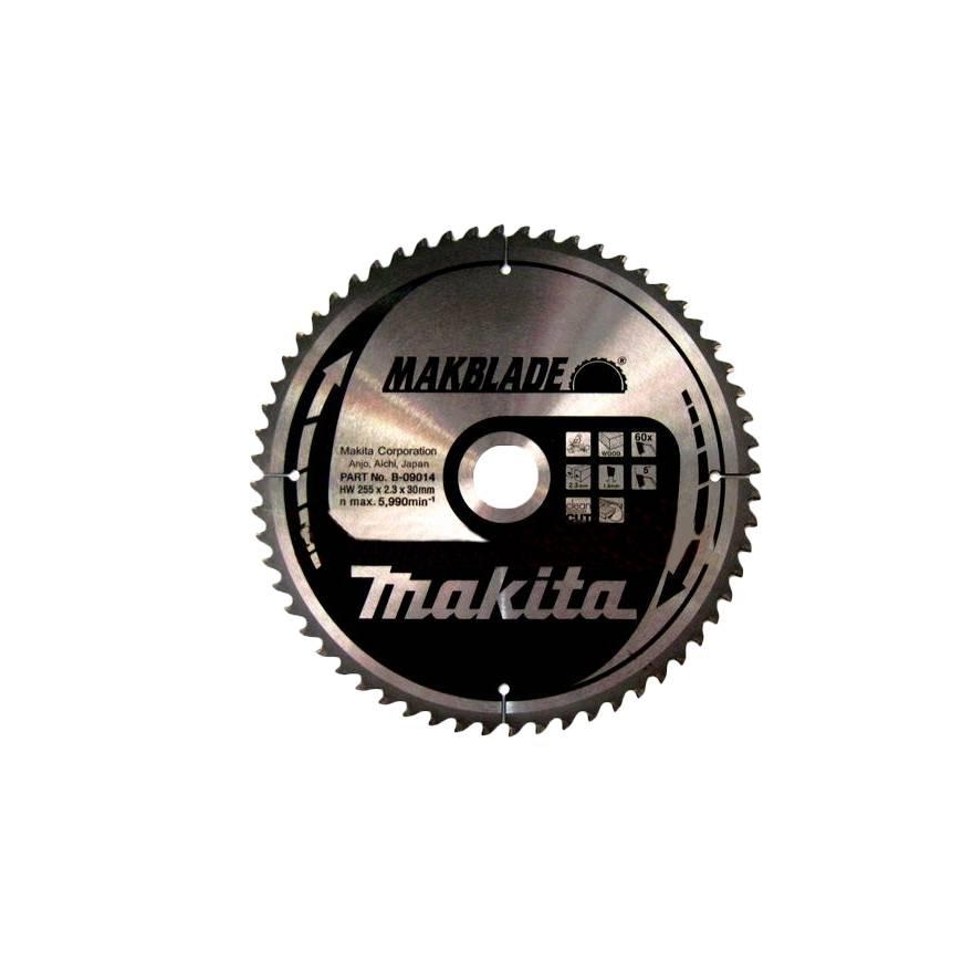 Makita B-08925 TCT saw 255X2.3X30mm 5° T32 MAKBLADE – 2