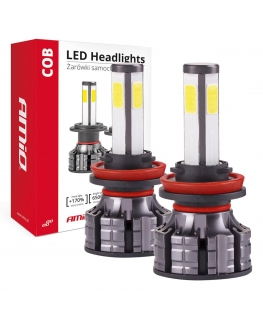 Cob 4side amio led car bulbs h8 / h9 / h11