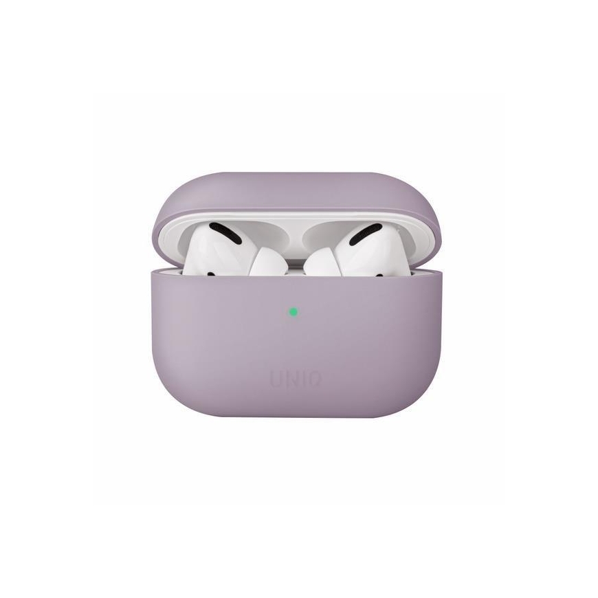 Uniq Dėklas ochronne Lino do AirPods Pro violetinė