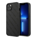 Karl Lagerfeld KLHCP13SPTLK iPhone 13 mini 5,4 colių kietas dėklas juodas / juodas perforuotas visas Karl Lagerfeld KLHCP13SPTLK iPhone 13 mini 5,4 colių kietas dėklas juodas / juodas perforuotas visas