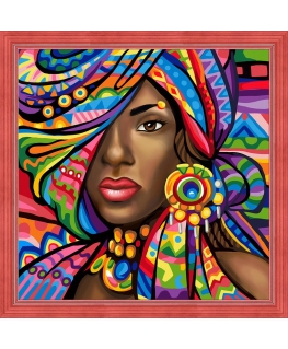 Beldizart Diamond painting set Pretty 40х40 cm AZ-1589