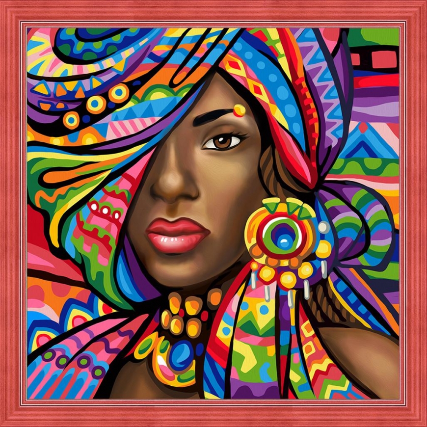 Beldizart Diamond painting set Pretty 40х40