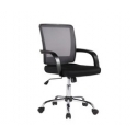 Office chair VISANO 57x56.5xH88 / 95.5 cm, seat: artificial leather, color: black, backrest: mesh, color: black Office chair VISANO 57x56.5xH88 / 95.5 cm, seat: artificial leather, color: black, backrest: mesh, color: black