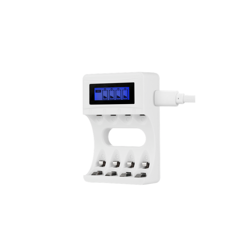 USB charger for AA/AAA batteries DELTACO Ultimate Ni-Mh / C704A4