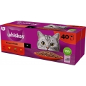 WHISKAS Klasiskās maltītes mērcē - mitrā kaķu barība - 40x85 g WHISKAS Klasiskās maltītes mērcē - mitrā kaķu barība - 40x85 g