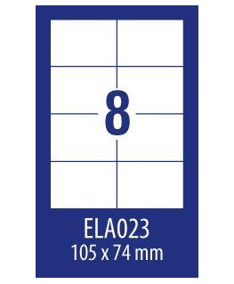 Avery Zweckform LABEL ZF ECONOMY 105X74MM 023 100ARK LABEL E100 ELA023 - ELA023