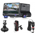 RoGer 3in1 Auto Videoreģistrators ar integrētu priekšējo / Aizmugurējo / Salona kameru / Full HD / 170 grādu skatu