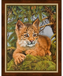 Beldizart Diamond painting set Small Lynx 30х40 cm AZ-1525