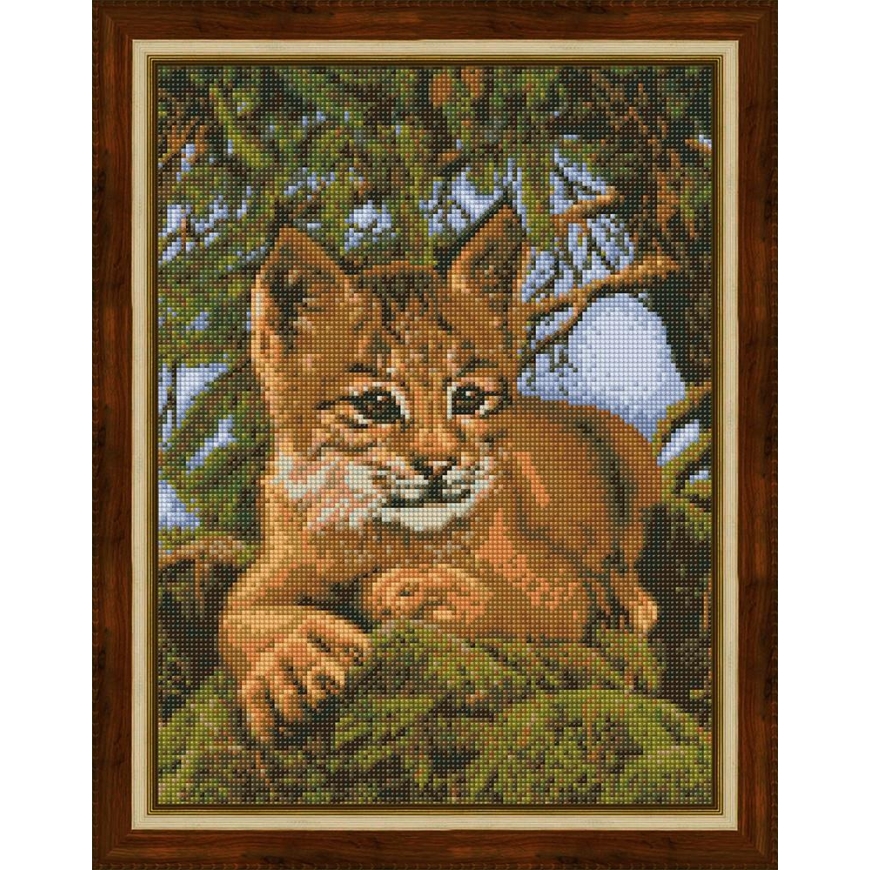 Beldizart Deimantinio dažymo rinkinys Small Lynx 30х40 cm AZ-1525 – 2