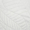 Eurofirany DESIGN 91 BONI / 6 Lovatiesė, dygsniuota karšto spaudimo būdu su lapų raštu, 170X210 cm, spalva: balta Eurofirany DESIGN 91 BONI / 6 Lovatiesė, dygsniuota karšto spaudimo būdu su lapų raštu, 170X210 cm, spalva: balta