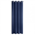 Night curtain Eurofirany RITA made of smooth fabric, 140X250 cm loops / wheels, color: blue Night curtain Eurofirany RITA made of smooth fabric, 140X250 cm loops / wheels, color: blue