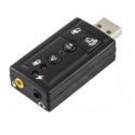 Deltaco UAC-03 garso plokštė 2.0 kanalai USB Deltaco UAC-03 garso plokštė 2.0 kanalai USB