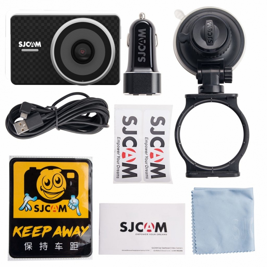 SJCAM SJDASH+ HD „Wi-Fi“ Juoda – 4