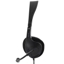Deltaco HL-43 headphones/headset Wired Head-band Office/Call center Black Deltaco HL-43 headphones/headset Wired Head-band Office/Call center Black