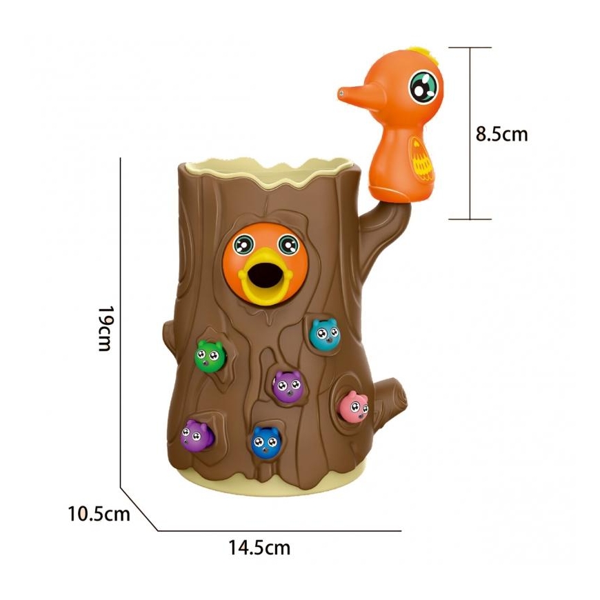 Catch the Worm Magnetic Game for Kids, Brown, Woopie – 2