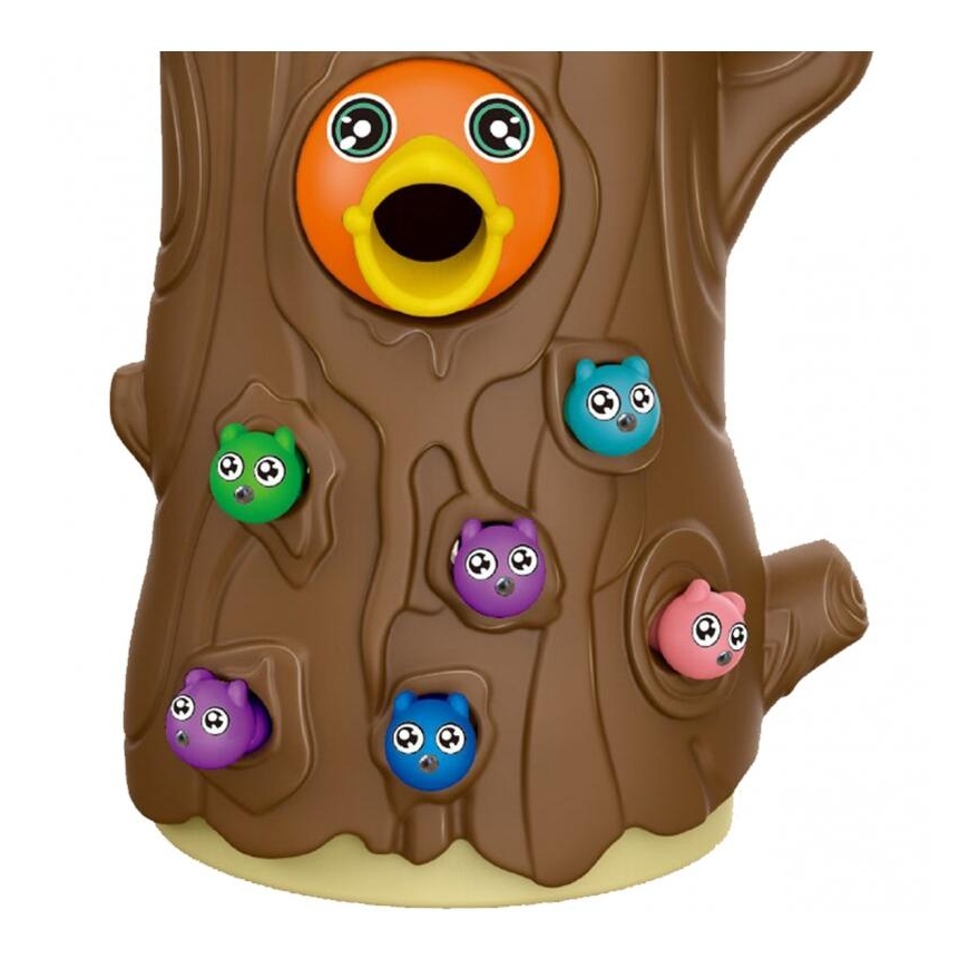 Vaikiškas magnetinis žaidimas „Pagauk kirminą“, rudas, Woopie – 4