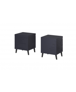 Cama Bedside table NOVA 44x40x52 navy blue matt