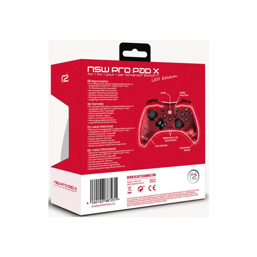 ready2gaming Nintendo Switch Pro Pad X-LED Edition – 2
