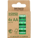Deltaco Ultimate Alkaline AA Kertakäyttöinen akku Alkali Deltaco Ultimate Alkaline AA Kertakäyttöinen akku Alkali