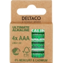 Deltaco Ultimate Alkaline AAA Батарейка одноразового использования Щелочной Deltaco Ultimate Alkaline AAA Батарейка одноразового использования Щелочной