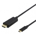 Deltaco 00140023 videokaabliadapter 3 m HDMI tüüp A (Standard) USB tüüp-C Deltaco 00140023 videokaabliadapter 3 m HDMI tüüp A (Standard) USB tüüp-C