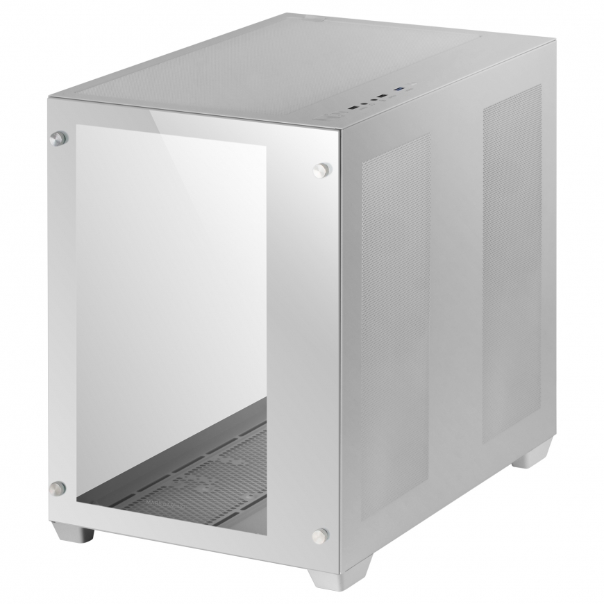Mars Gaming MCV3 White Custom XXL E-ATX Gaming Tower Front and Side Tempered Glass Window Dual Chamb – 4