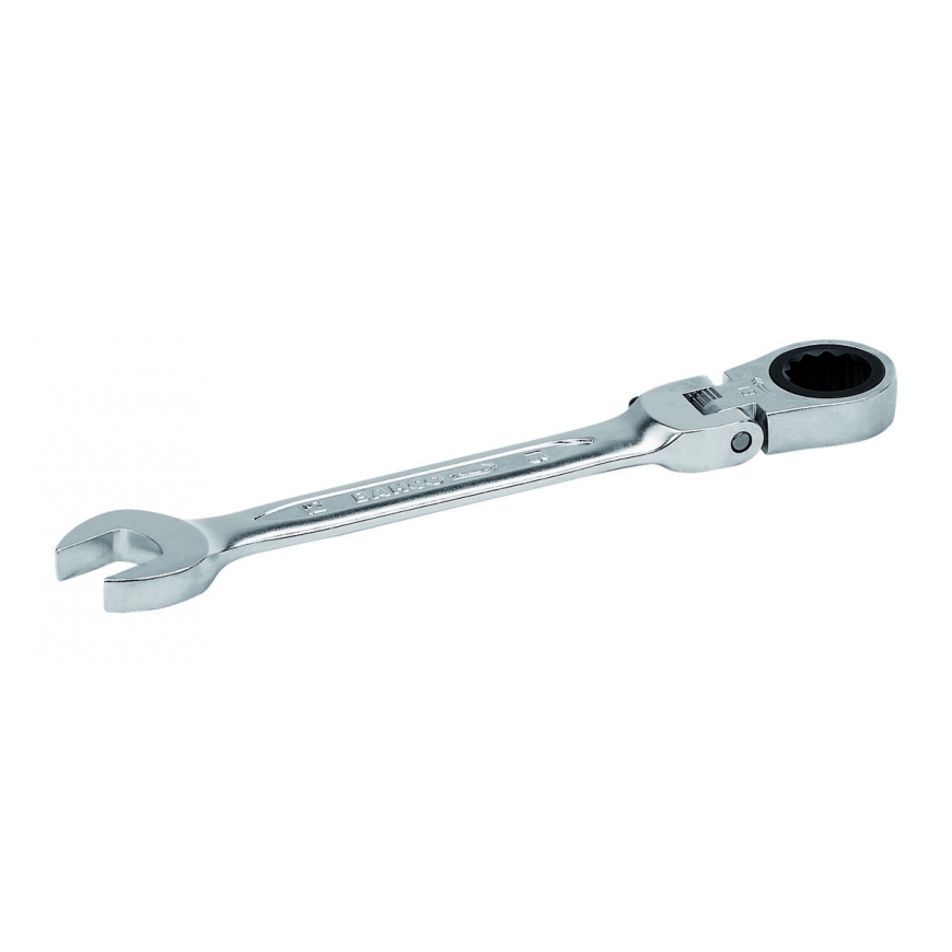Bahco Kombinuotas terkšlinis reversinis raktas su lanksčia galva 10mm – 2