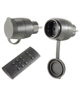 REV 0085600503 smart plug 3680 W Musta