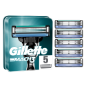 Gillette Mach3 Skustuvo Vyrams Galvutės, Papildomi Peiliukai, 5 Vnt. Gillette Mach3 Skustuvo Vyrams Galvutės, Papildomi Peiliukai, 5 Vnt.