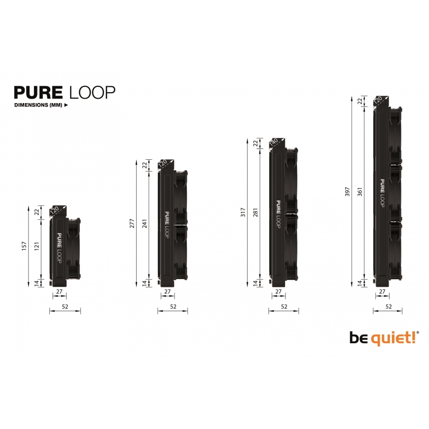 LISTAN BE QUIET Pure Loop 120mm – 2