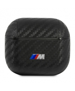 BMW 3 BMA3WMPUCA AirPods Cover Black/Black PU Carbon M Collection