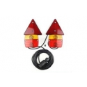 Rear trailer lights are fixed with Amio Magnet Rear trailer lights are fixed with Amio Magnet