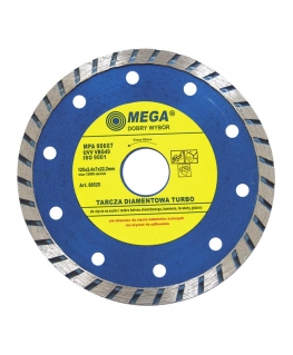 Mega Turbo Diamond Disc (Building Material) 230 * 2.8 * 7.0 * 22.2