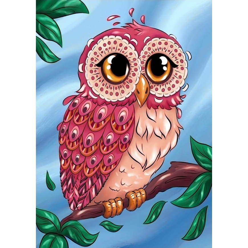 Beldizart Colorful Owl 27*38 cm WD2491
