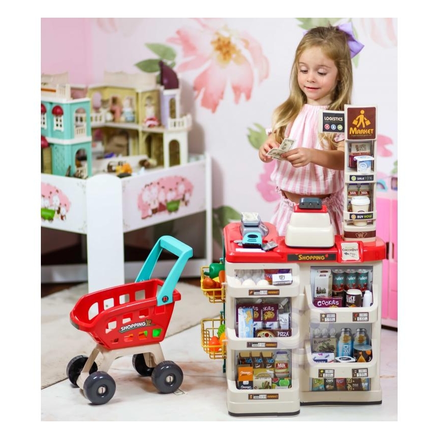 Toy shop with trolley and accessories 48 pcs. Whoopie – 2