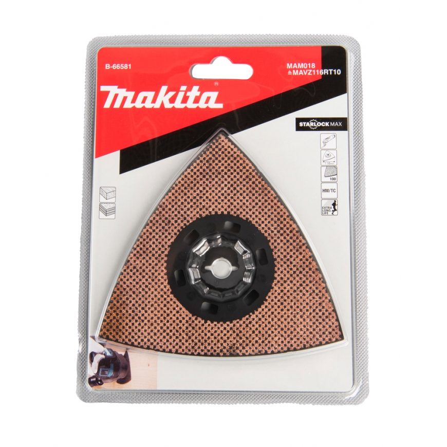 Makita B-66581 pyörivä monitoimityökalu hiontaan & hiontatarvike Puu Kiillotustyyny – 2