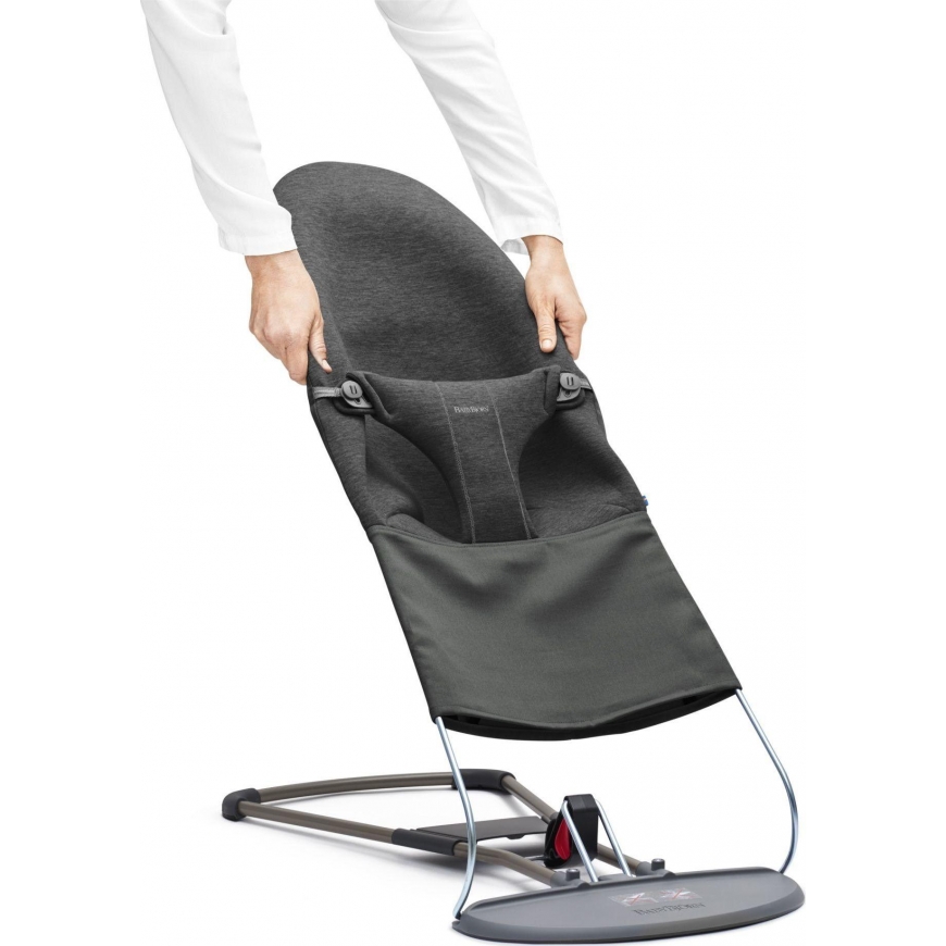 BabyBjorn Bliss/Balance Soft - dangtelis bounceriui | 3D Džersis Tamsiai pilka