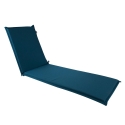Blue Deck chair pad SUMMER 55x190xH5cm, dark blue Blue Deck chair pad SUMMER 55x190xH5cm, dark blue