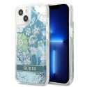 Guess GUHCP13MLFLSN iPhone 13 6.1" green/green hardcase Flower Liquid Glitter Guess GUHCP13MLFLSN iPhone 13 6.1" green/green hardcase Flower Liquid Glitter
