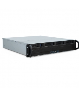 Inter-Tech 2U 2404L S-ATA Cтойка Черный, Серый