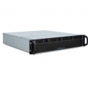 Inter-Tech 2U 2404L S-ATA Püstik Must, Hall