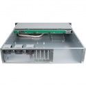 Inter-Tech 2U 2404L S-ATA Püstik Must, Hall