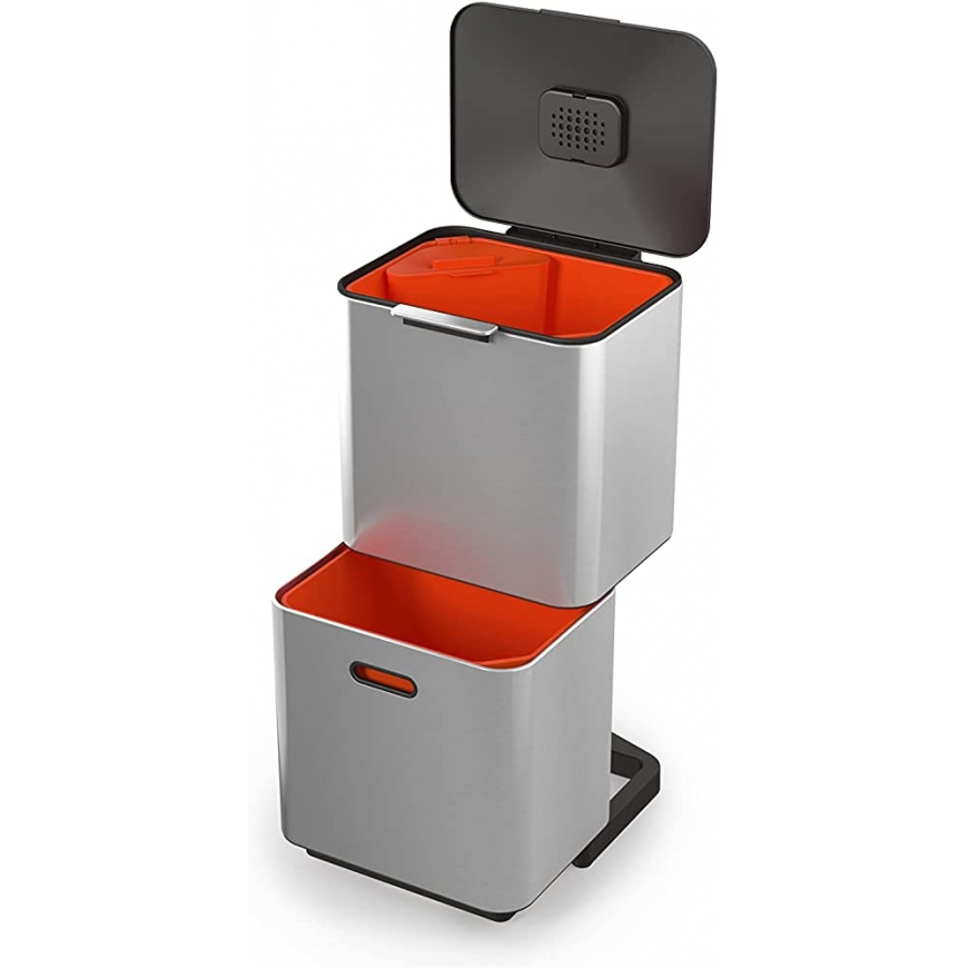 Joseph Joseph Waste Bin Totem 60 L Stainless Steel