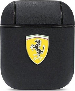 Ferrari Ferrari FESA2LEBK AirPods danga juoda/juodas ant bėgių odos