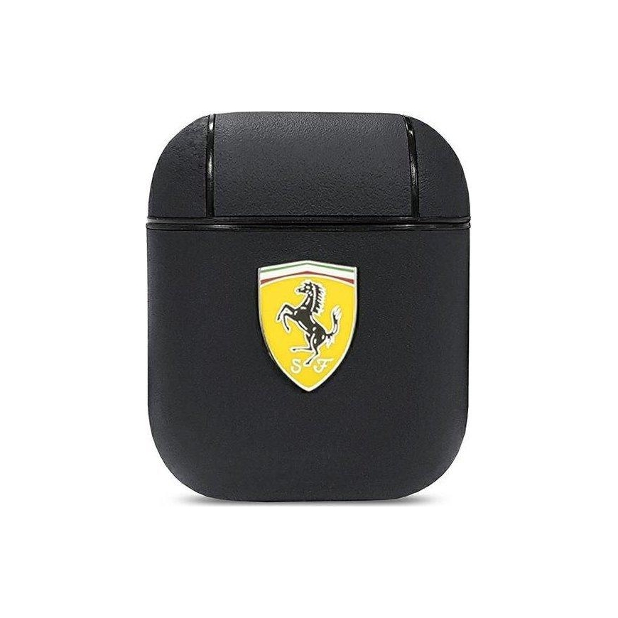 Ferrari Ferrari FESA2LEBK AirPods danga juoda/juodas ant bėgių odos
