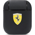 Ferrari Ferrari FESA2LEBK AirPods Cover Black/Black on Track Leather Ferrari Ferrari FESA2LEBK AirPods Cover Black/Black on Track Leather
