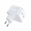 Choetech charger 35W 2 xUSB-C PD white (Q5008) Choetech charger 35W 2 xUSB-C PD white (Q5008)