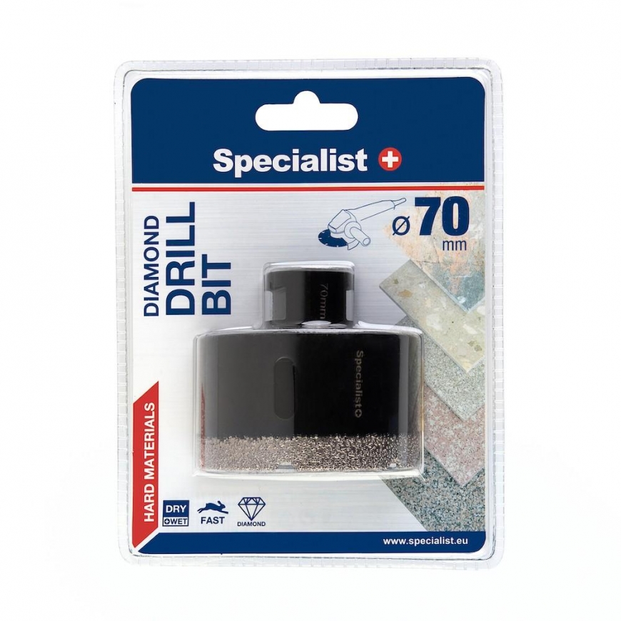Diamond drill "Specialist+" D70 M14